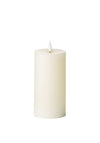 Fern Cottage Luxe LED Natural Glow 3x6 Candle, Ivory