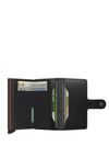 Secrid Mini Wallet, Black & Brown