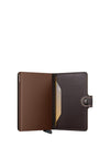 Secrid Mini Wallet, Chocolate Brown