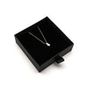 M Collection Mini Tear Drop Pendant Necklace, Silver