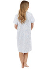 Marlon Floral Short Sleeve Nightdress, Blue