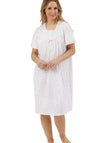 Marlon Floral Short Sleeve Nightdress, Pink
