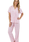 Marlon Linear Floral Pyjama Set, Pink