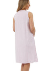 Marlon Stripe Seersucker Nightdress, Pink