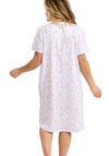 Marlon Spring Garden Floral Short Sleeve Nightdress, Pink