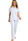 Marlon Spring Garden Floral Pyjama Set, Blue