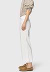 MAC Jeans Dream Wide Leg Cropped Jeans, White