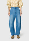 Mac Dakota Vintage Straight Barrel Leg Jeans, Blue