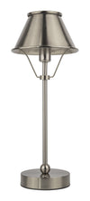 MacQuillan Home Rechargeable LED Table Lamp, Silver
