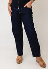 MAC Danni Barrel Fit Jeans, Dark Blue Wash