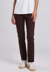 Mac Slim Leg Turn up Chino Trousers, Brown