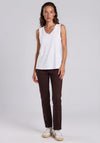 Mac Slim Leg Turn up Chino Trousers, Brown