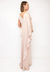 Maisonel One-Shoulder Occasion Dress, Pink