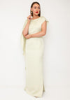 Maisonel One-Shoulder Occasion Dress, Yellow