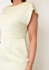 Maisonel One-Shoulder Occasion Dress, Yellow