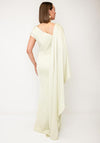 Maisonel One-Shoulder Occasion Dress, Yellow