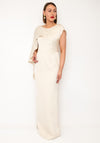 Maisonel One-Shoulder Occasion Dress, White