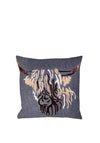 Malini Angus Cushion 45x45cm, Grey