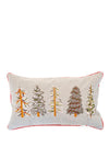 Malini Christmas Tree Applique Cushion, Grey