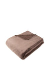 Malini Cosy Faux Fur Throw, Dark Brown