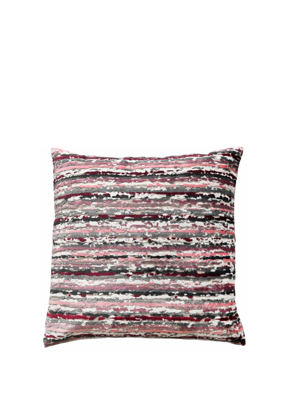 Malini Jude Textured Cushion 45x45cm, Pink