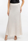 Malissa J Sequin Detail Midi Skirt, White