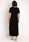 Natalia Collection One Size Jersey Maxi Dress, Black