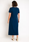 Natalia Collection One Size Jersey Maxi Dress, Blue