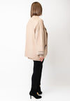 Malissa J One Size Stud Trim Cardigan, Beige