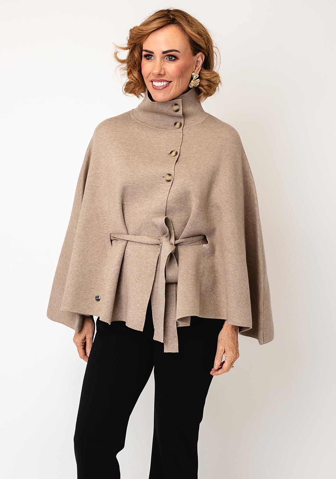 MALISSA J   HIGHT NECK CAPE