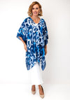 Malissa J Heart Satin Cover Up and Pashmina Set, Blue