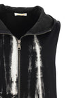 Malissa J One Size Sleeveless Hooded Jacket, Black