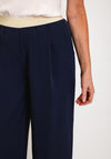 Malissa J One Size Wide Leg Trousers, Navy