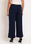 Malissa J One Size Wide Leg Trousers, Navy