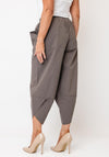Malissa J One Size Elasticated Waist Casual Trousers, Mushroom