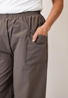 Malissa J One Size Elasticated Waist Casual Trousers, Mushroom