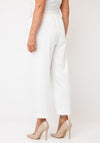Malissa J Elasticated Wide Leg Joggers, White