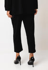 Malissa J One Size Textured Pocket Detail Trousers, Black