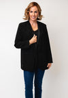 Malissa J Rhinestone Single Button Blazer, Black