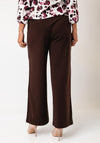 MALISSA J PULL ON WIDE LEG PONTE TROUSER