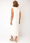 Malissa J Waffle Detail Maxi Dress, Cream