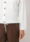 Malissa J One Size Button Down Front Shirt, White