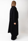 Malissa J One Size Stud Trim Coatigan & Scarf, Black