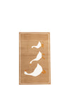 Astra Miabella Indoor Geese Door Mat, Beige