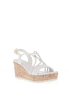 Marco Tozzi Strappy Wedged Sandals, White
