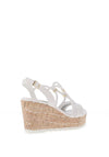 Marco Tozzi Strappy Wedged Sandals, White