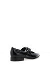 Marco Tozzi Patent Buckle Ballet Pumps, Black