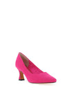Marco Tozzi Faux Suede Tapered Heeled Shoes, Pink