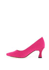 Marco Tozzi Faux Suede Tapered Heeled Shoes, Pink