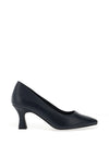Marco Tozzi Faux Leather Tapered Heeled Shoes, Navy